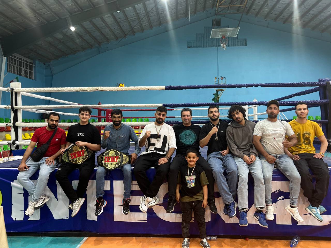 دو کمربندقهرمانی و سه مدال نقره دستاورد تیم 5 نفره MMA افرای