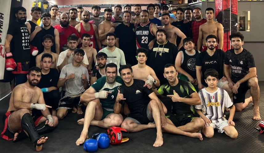 تمرین مشترک کمپ ام ام ای mma afray افرای