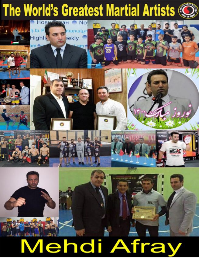 انتخاب استاد مهدی افرای سرمربی کمپ ام ام ای افرای بعنوان تنها ايراني عضو تالار مشاهير هنرهاي رزمي جهان در سال ٢٠٢٤ 